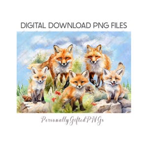 Renard planche à découper Design téléchargement numérique, renard planche à découper PNG, cadeau d'anniversaire renard, maman cadeau de Pâques PNG, cadeau maison neuve, pendaison de crémaillère