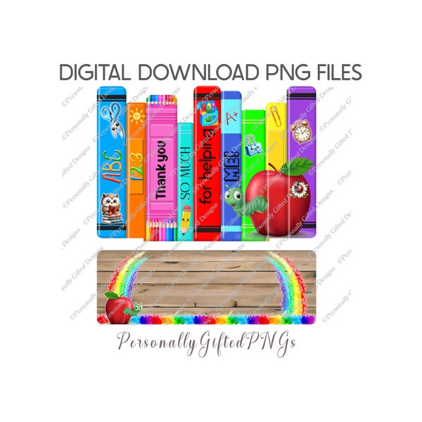 Teacher Books On Stand Design Digital Download, Teacher Book Plaque PNG, Acrylic Books PNG, Nursery Teacher Design, Teaching Assistant PNG