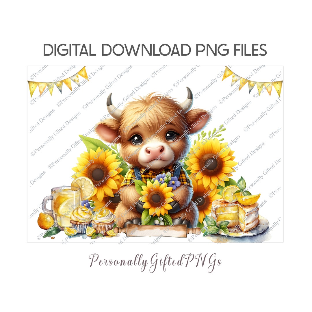 Highland Cow Chopping Board Design Digital Download, Highland Cow With ...