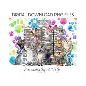 Tabella di conversione della friggitrice ad aria per gatti Design del tagliere Download digitale, Conversione della friggitrice ad aria PNG, Tagliere a forma di gatto eccentrico, Regalo per la nuova casa