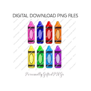 Kleurpotlood sleutelhanger ontwerpbundel digitale download, 8 png-bestanden, 8 verschillende kleuren waskrijt sleutelhanger png, kleurpotlood sleutelhangerontwerp, nieuwigheid sleutelhanger voor kinderen