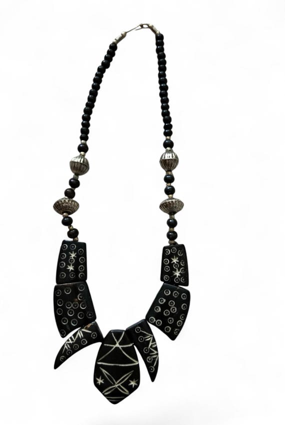 Handmade Camel Bone Necklace From Northern Nigeria | African