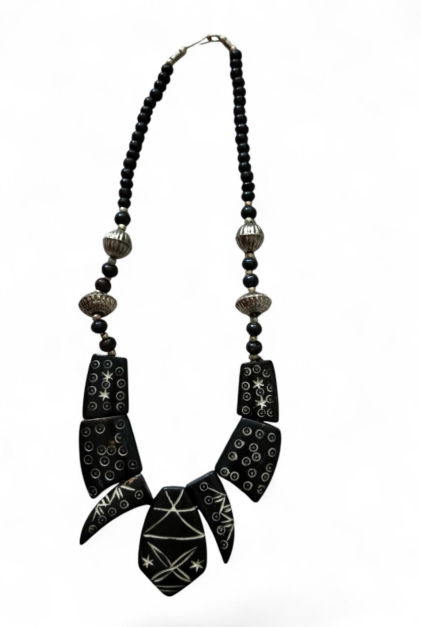 Handmade Camel Bone Necklace From Northern Nigeria | African