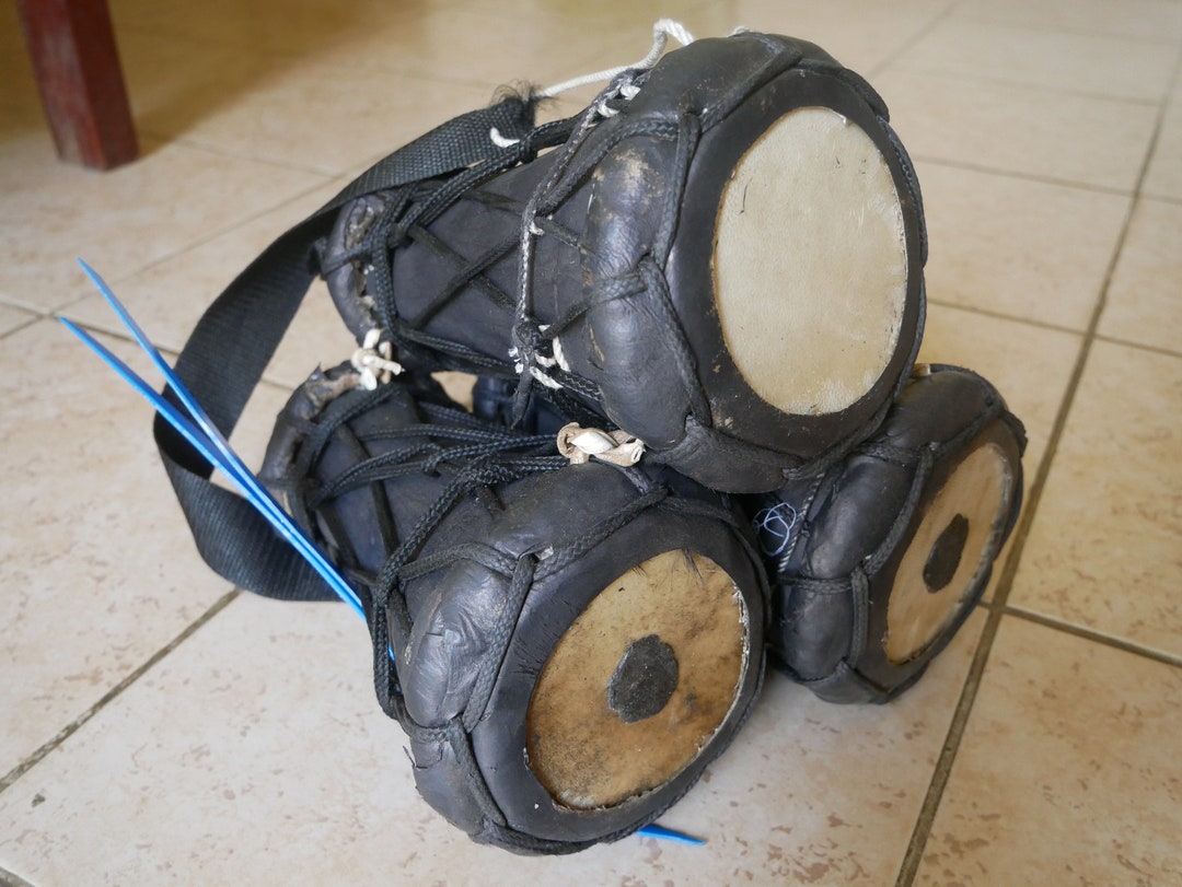 Authentic Nigerian Talking Drum Omele Bata african Drum Etsy