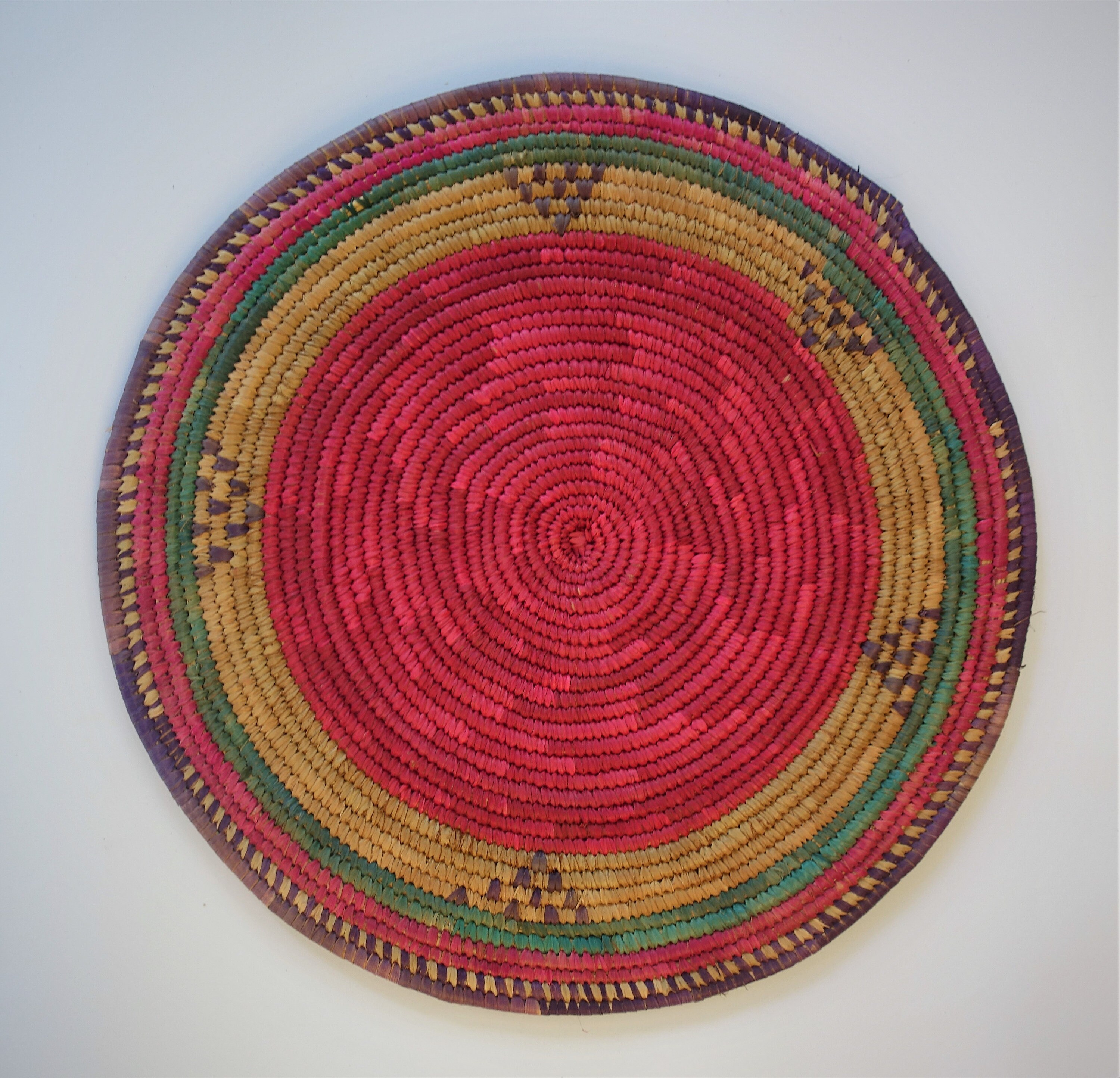 Woven Raffia Placemat. Africa Table Mat/wall Decor Etsy