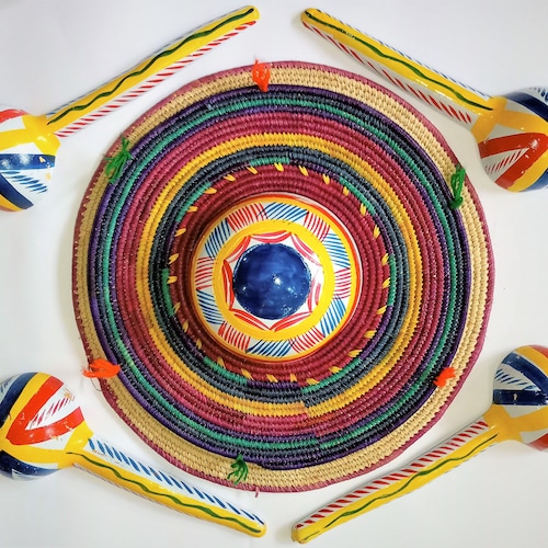Tambour parlant traditionnel nigérian authentique fabriqué à la