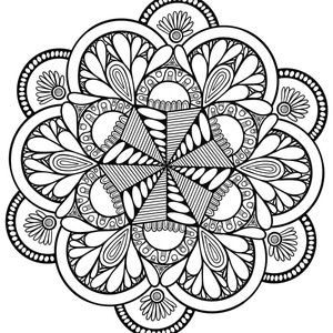 Mandela 1 Coloring Page
