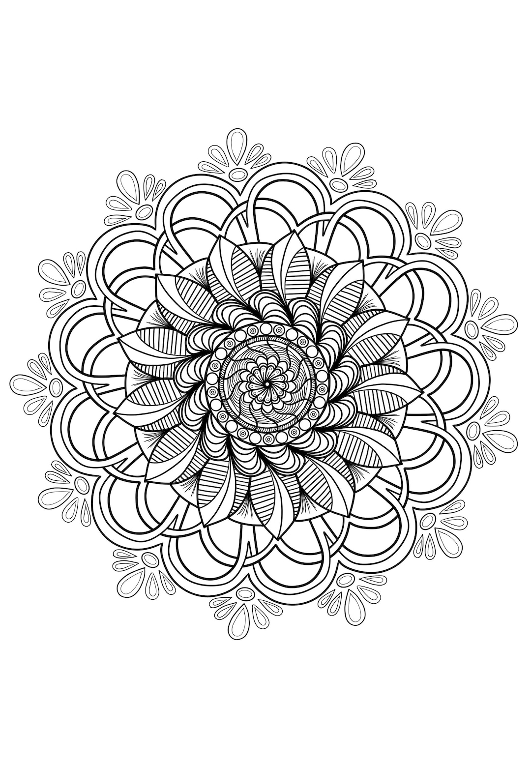 Mandela 13 Coloring Page - Etsy