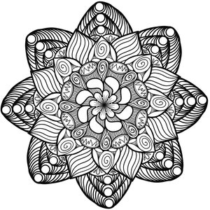 Mandela 4 Coloring Page
