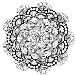 Mandela 19 Coloring Page