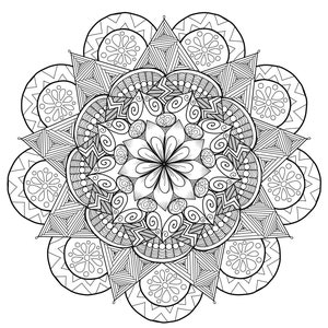 Mandela 8 Coloring Page
