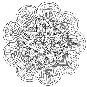 Mandela 11 Coloring Page