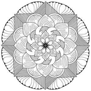 Mandela 5 Coloring Page