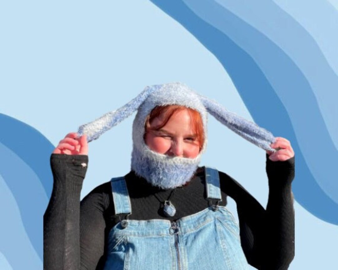 Fluffy Bunny Balaclava / Crochet Balaclava / Bunny Balaclava / Etsy Canada