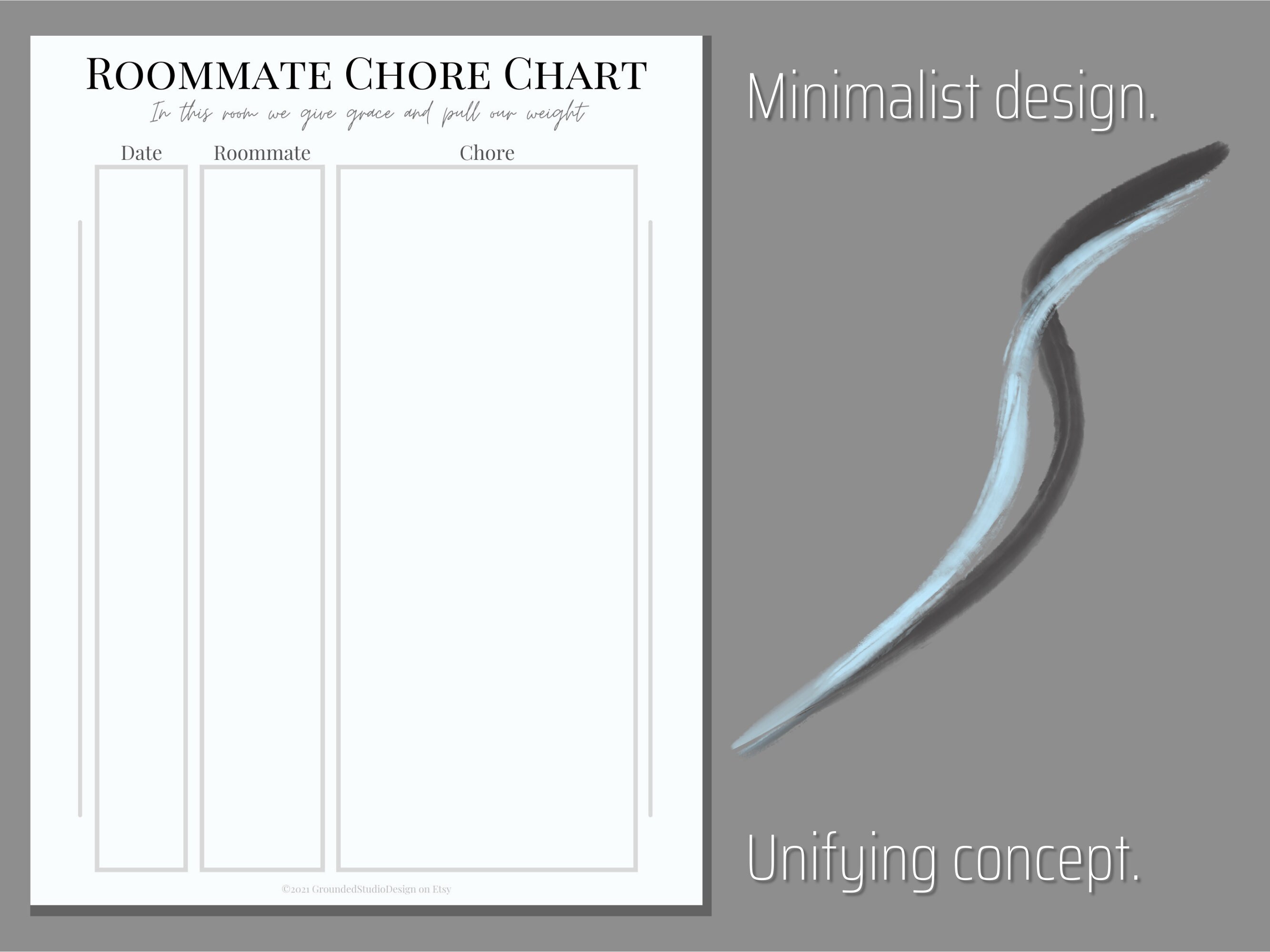 Printable Roommate Chore Chart — Grace and Flexibility to Keep the ...