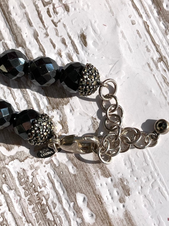 Unbranded Beaded Sterling Silver Necklace View 5
