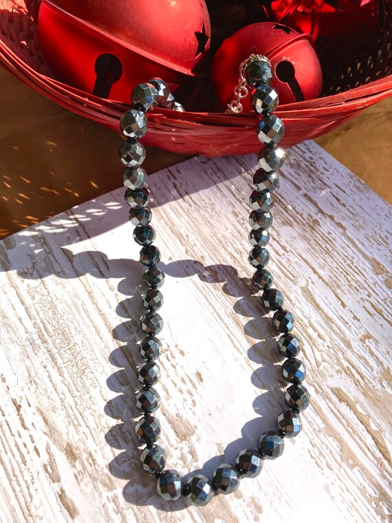 Unbranded Beaded Sterling Silver Necklace