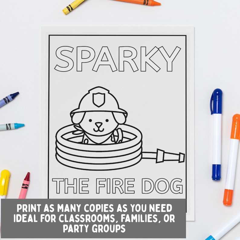 Firefighter Coloring Pages, Fun and Engaging Worksheets for Kids ...