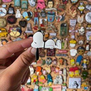 Snoopy 3D Moulded Enamel Pin - Etsy