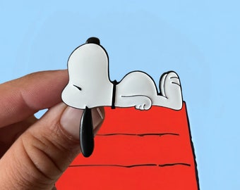 Snoopy 3D gegoten emaille pin