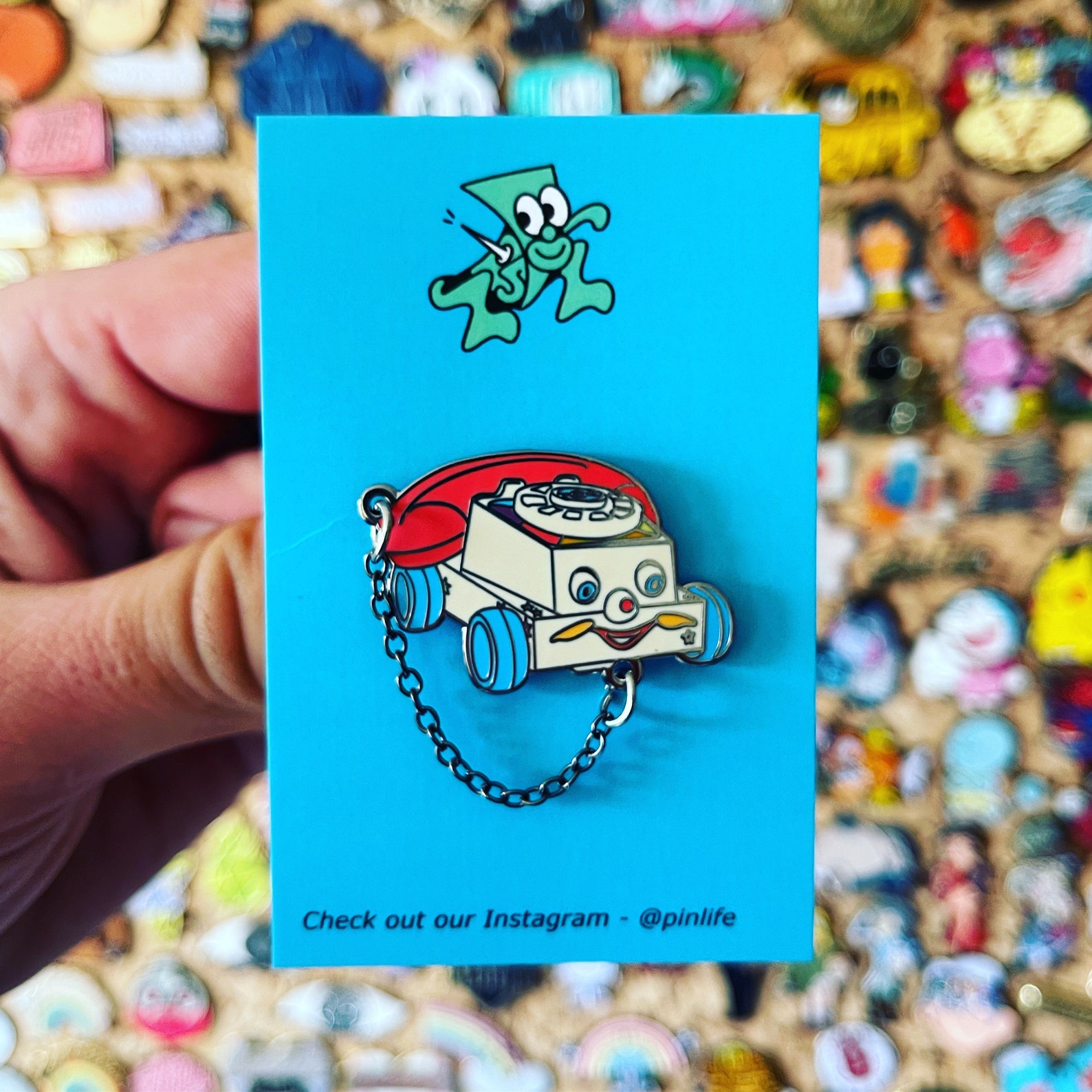 Fisher Price Chatter Phone Hard Enamel Pin - Etsy