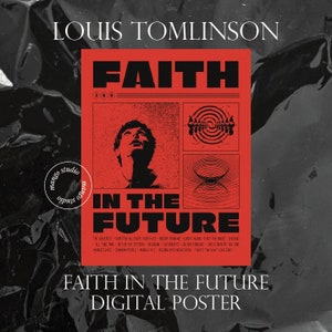 Louis Tomlinson Faith in the Future World Tour, Digital Print, Instant Download