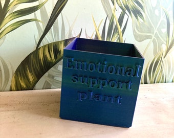Emotional support plant pot STL file