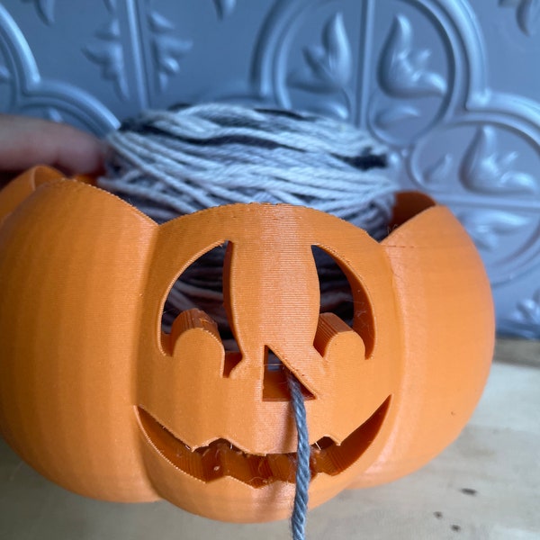 Pumpkin Yarn bowl Stl file