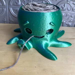 Happy octopus yarn bowl image 5