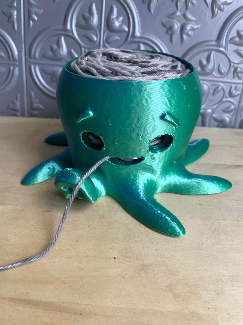 Happy octopus yarn bowl image 5