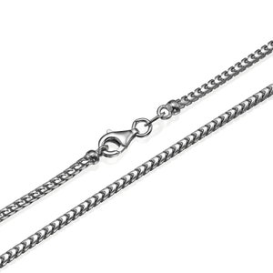 14k White Gold Chain 2mm, Franco Chain 14k Gold, Solid Gold Franco Chain Necklace, V Shape Thick Necklace Chain, White Gold Pendant Chain