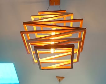 Original Wood Pendant Light