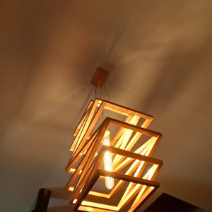 Original Wood Pendant Light image 2