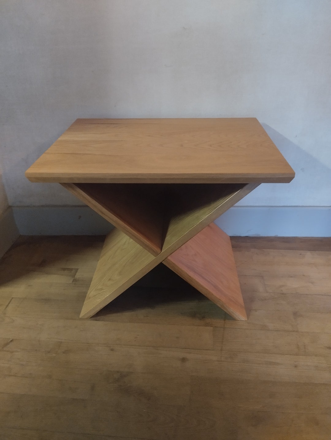 Handcrafted Solid Oak Coffee Table With a Modern and Refined Design ...