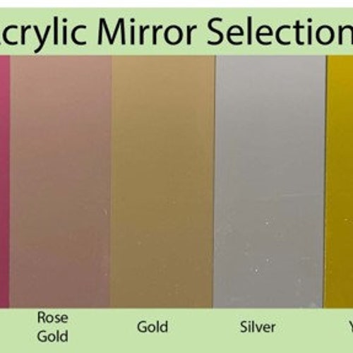 Mirror and Iridescent Acrylic Sheets Etsy