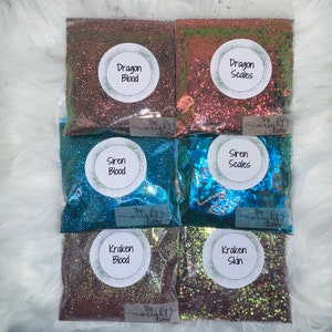 The Myth Bundle, Colorshift Glitter, Tumbler Glitter, Snowglobe Glitter, Resin Glitter, Craft Glitter