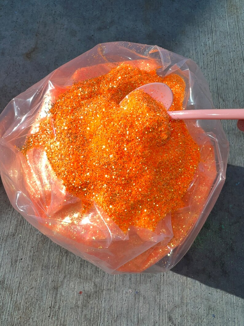 Mango Orange Glitter Fine Glitter Tumbler Glitter Etsy