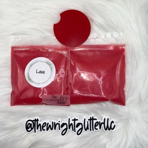 Lava, Red Glitter, Red Matte Glitter, Matte Glitter, Fine Glitter, Red Fine Glitter