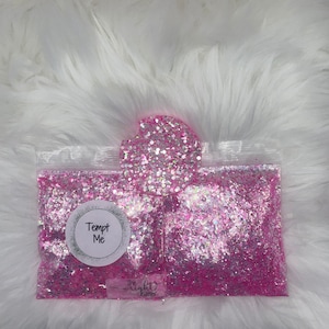 Tempt Me, Pink Glitter, Shaped Glitter, Chunky Glitter, Tumbler Glitter, Resin Glitter, Snowglobe Glitter