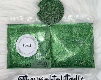 Forest, Green Glitter, Fine Glitter, Tumbler Glitter, Snowglobe Glitter, Resin Glitter, Craft Glitter