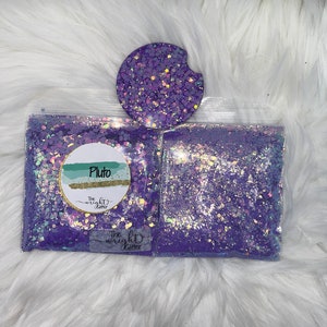 Pluto, Purple Glitter, Chunky Glitter, Colorshift Glitter, Tumbler Glitter, Snowglobe Glitter, Resin Glitter, Resin Art