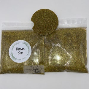 Tuscan Sun, Gold Glitter, Fine Glitter, Gold Fine Glitter