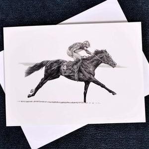 Auguste Rodin, Derby Winner Pferderennen Grußkarte