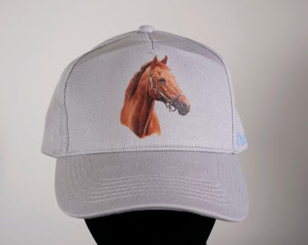Atemberaubende Pferde Baseball Cap - Reiter Kopfbedeckung Geschenkidee für Pferdeliebhaber überall - männlich oder weiblich.