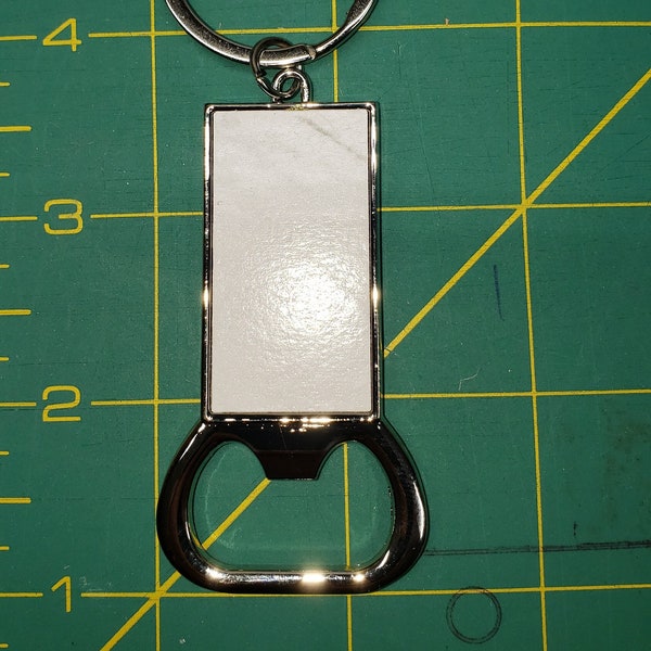 Sublimation Blank Bottle Opener Keychain Etsy