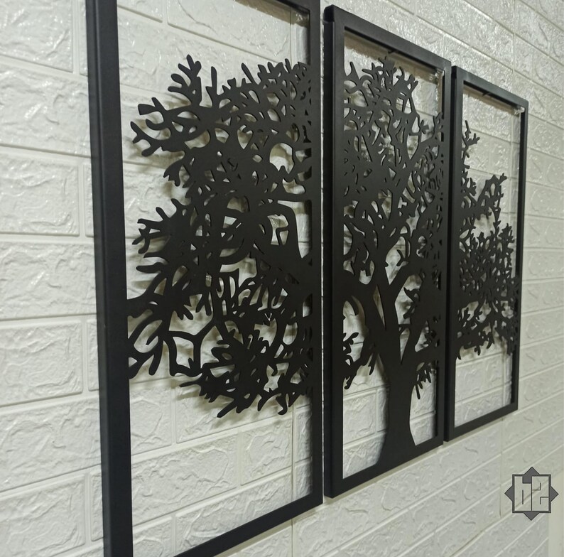 Tree Metal Wall Decor Metal Tree Decor Home Wall Decor Etsy