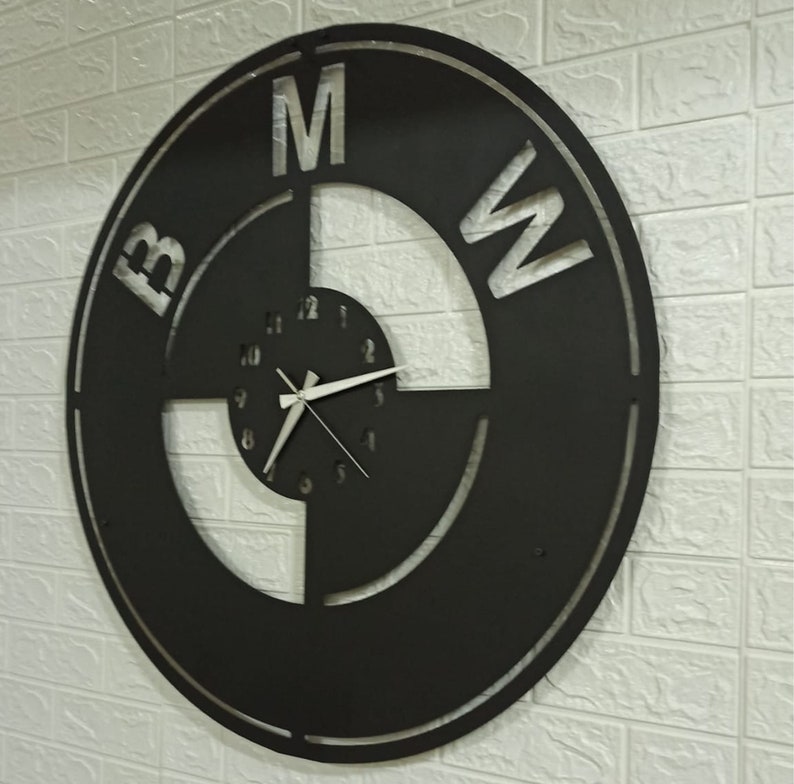 Bmw Clock Bmw Wall Clock Clock Car Wall Clock Car Wall Etsy