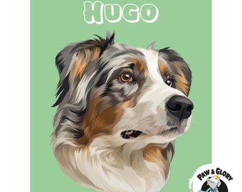 Biro Pet Portraits Etsy