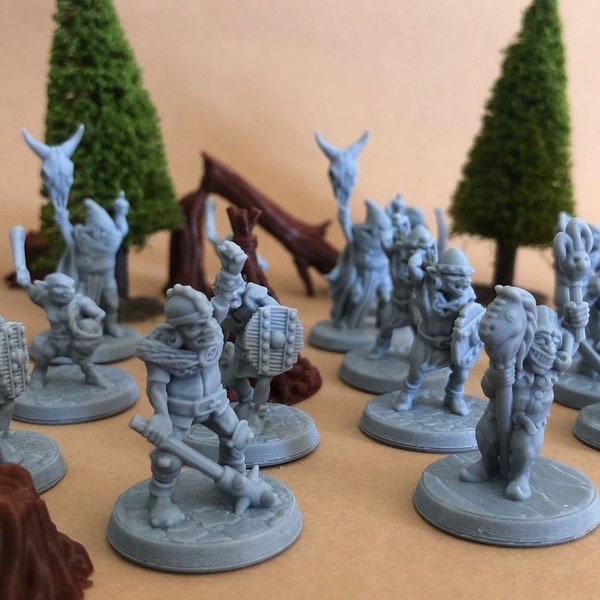 Goblin Horde | 28mm (D&D) Enemy Army Miniatures | Tabletop RPG