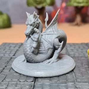 Medieval Dragon | 28mm (D&D) Classic Monster Miniatures | Tabletop RPG